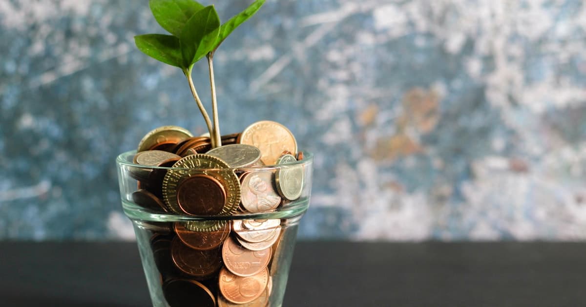 Financial growth and investment planning concept